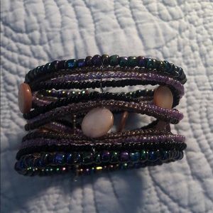 Beaded bracelet cuff!